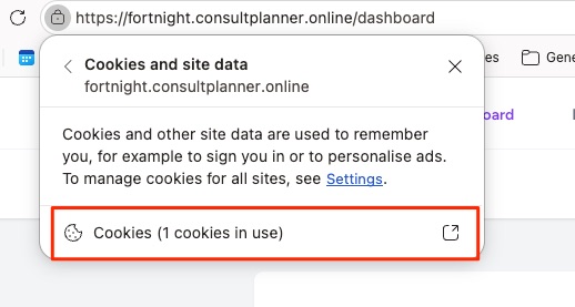 Select specific cookie