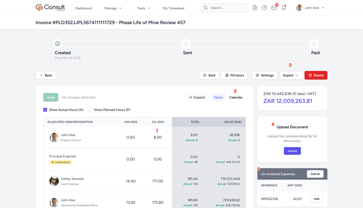 Invoice Details